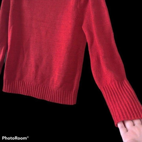 Style & Co Women's Lovely Red Sweater - Picture 8 of 8